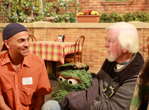 b mossman visits sesame street