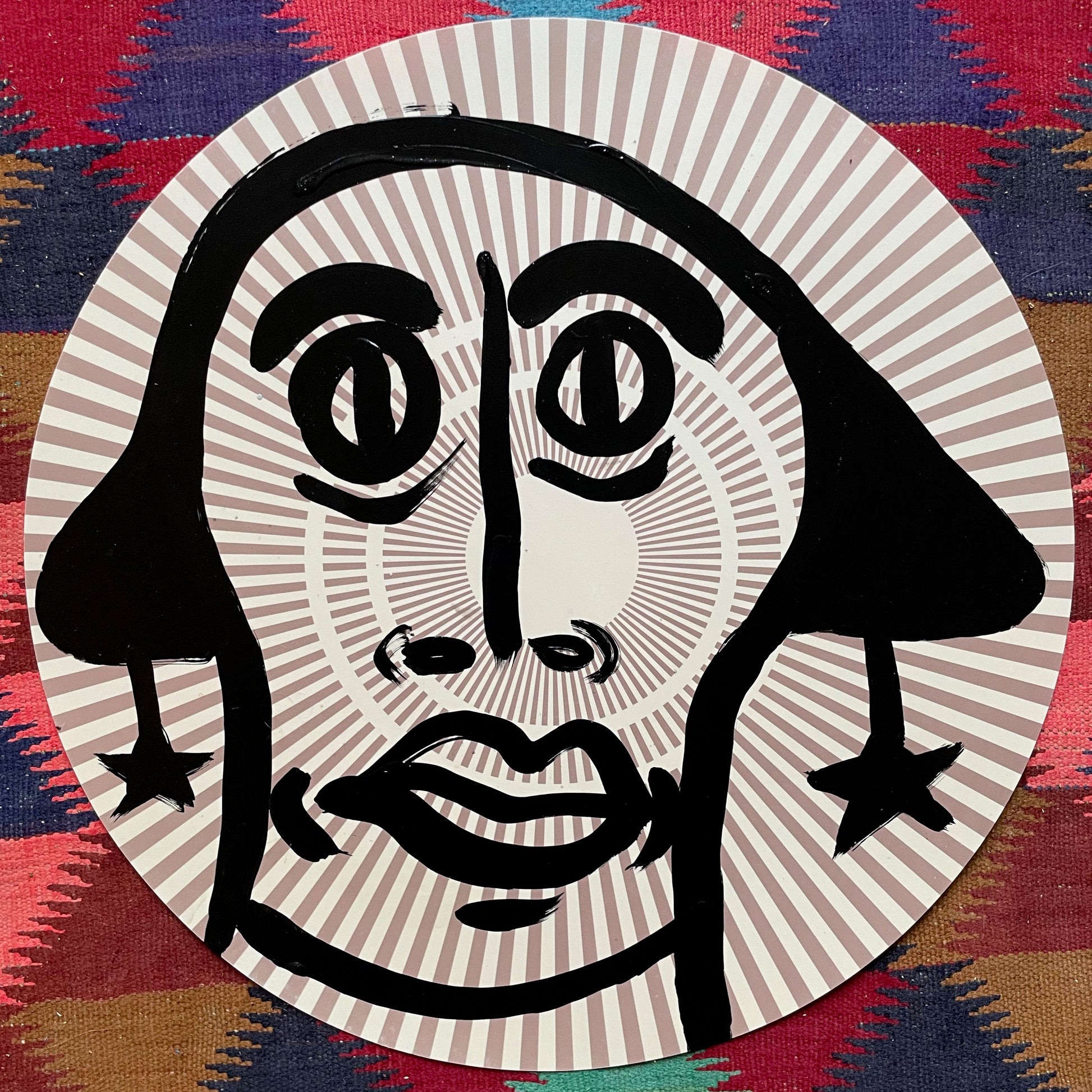 Placemat Faces - Brad Mossman
