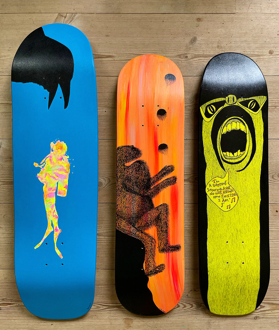 3 Skateboards - Brad Mossman