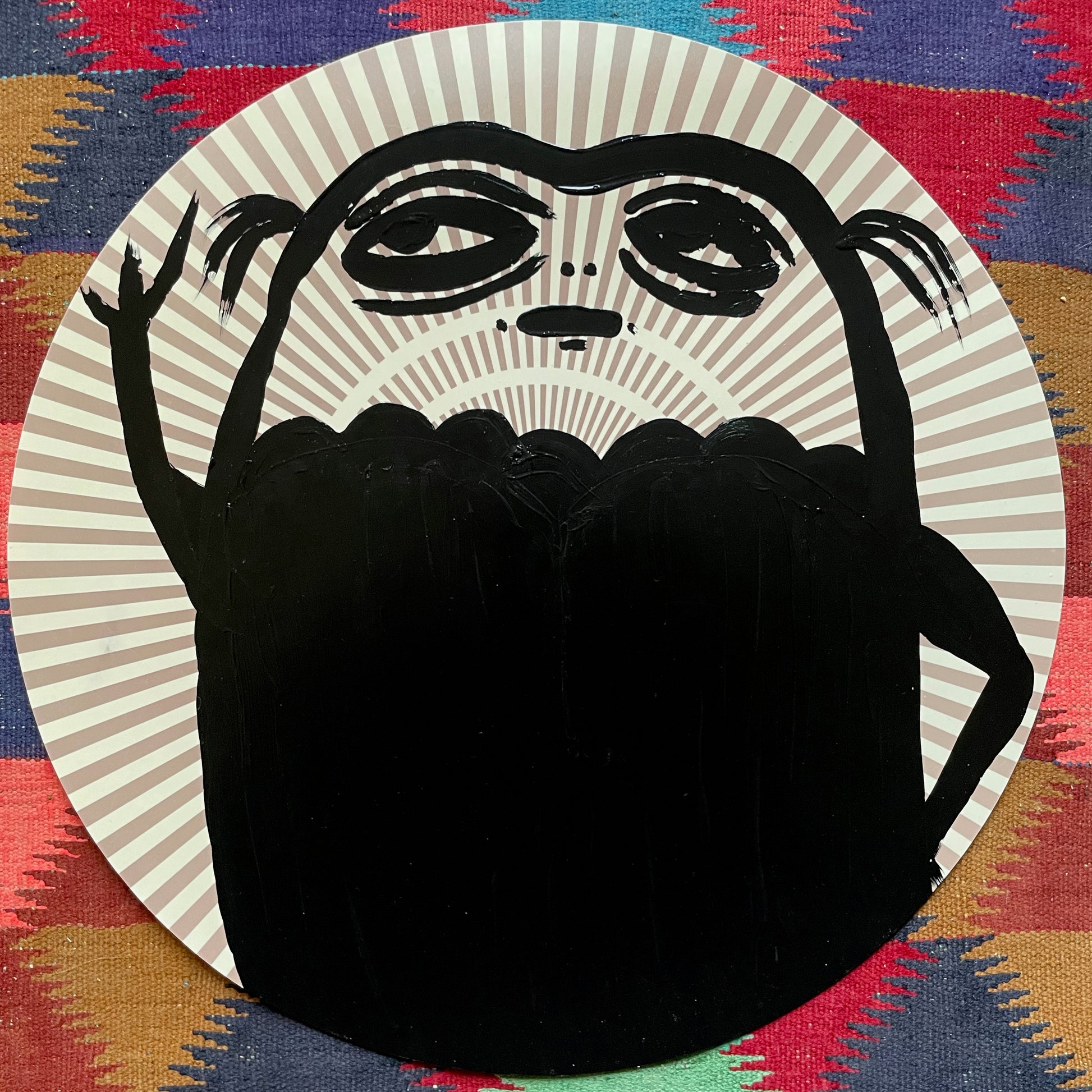 Placemat Faces - Brad Mossman