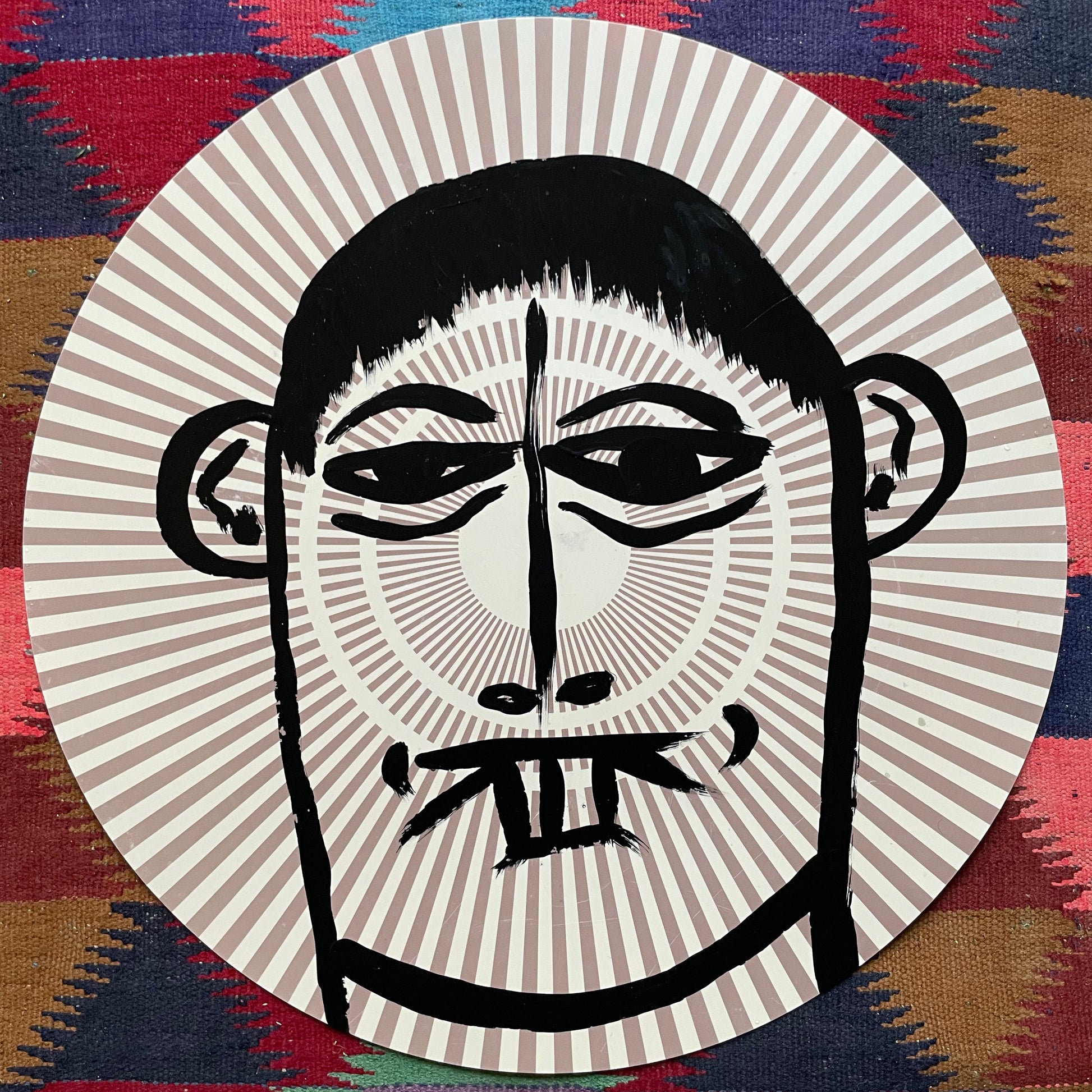 Placemat Faces - Brad Mossman