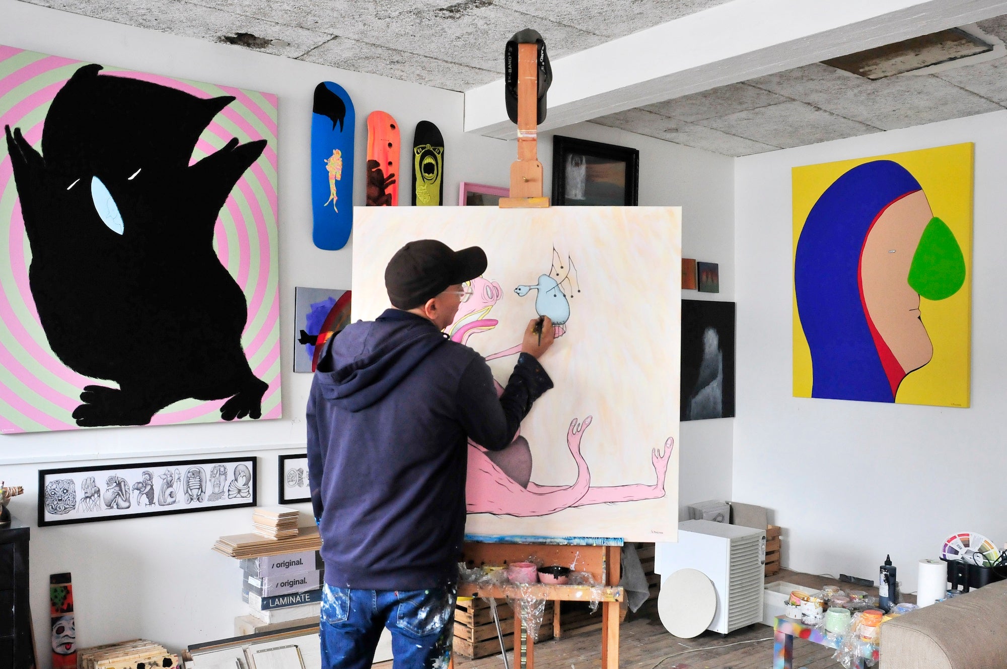 Brad Mossman modern surrealism artist | humour surrealism art and abstract illustrations