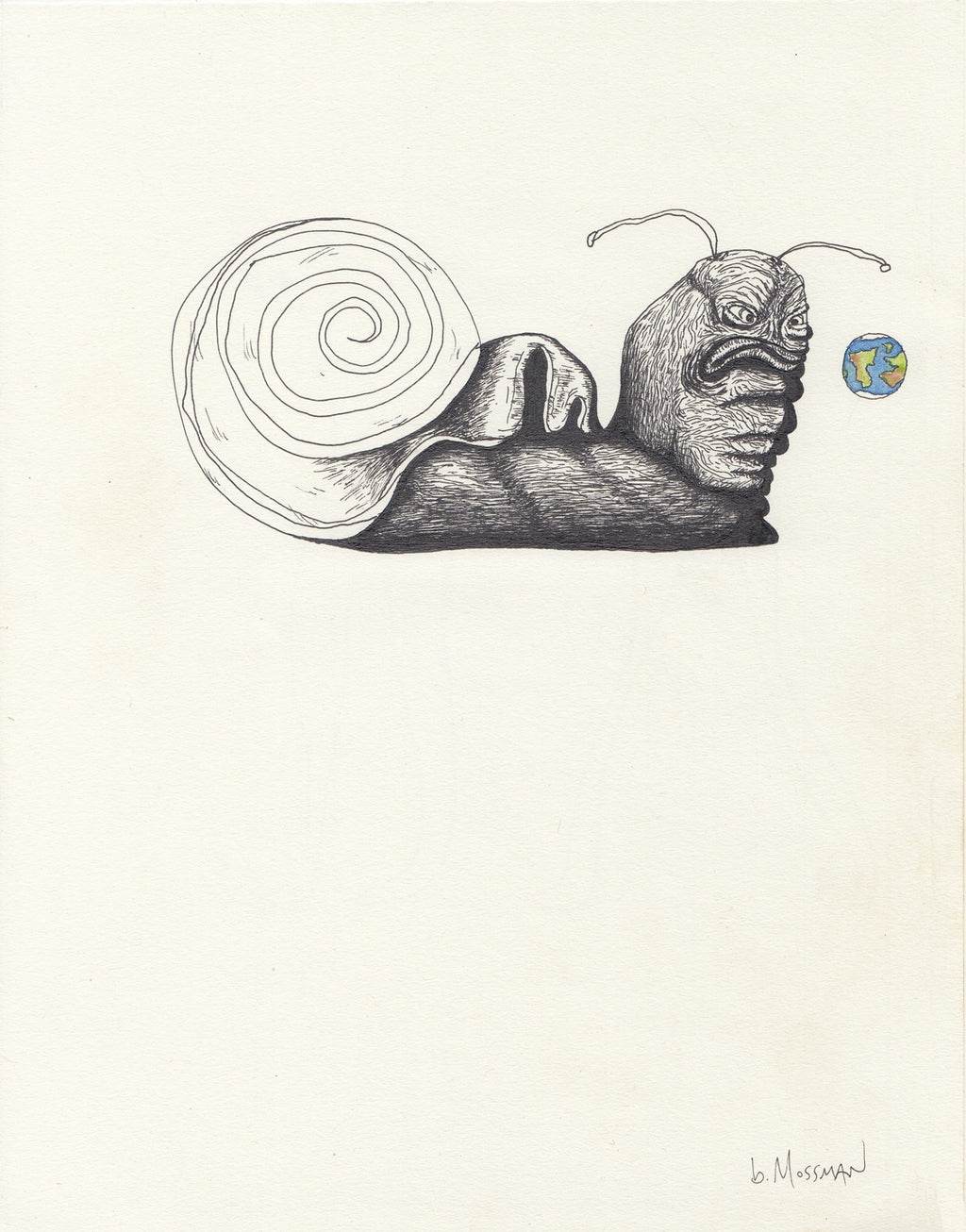 Grumpy Snail - Brad Mossman