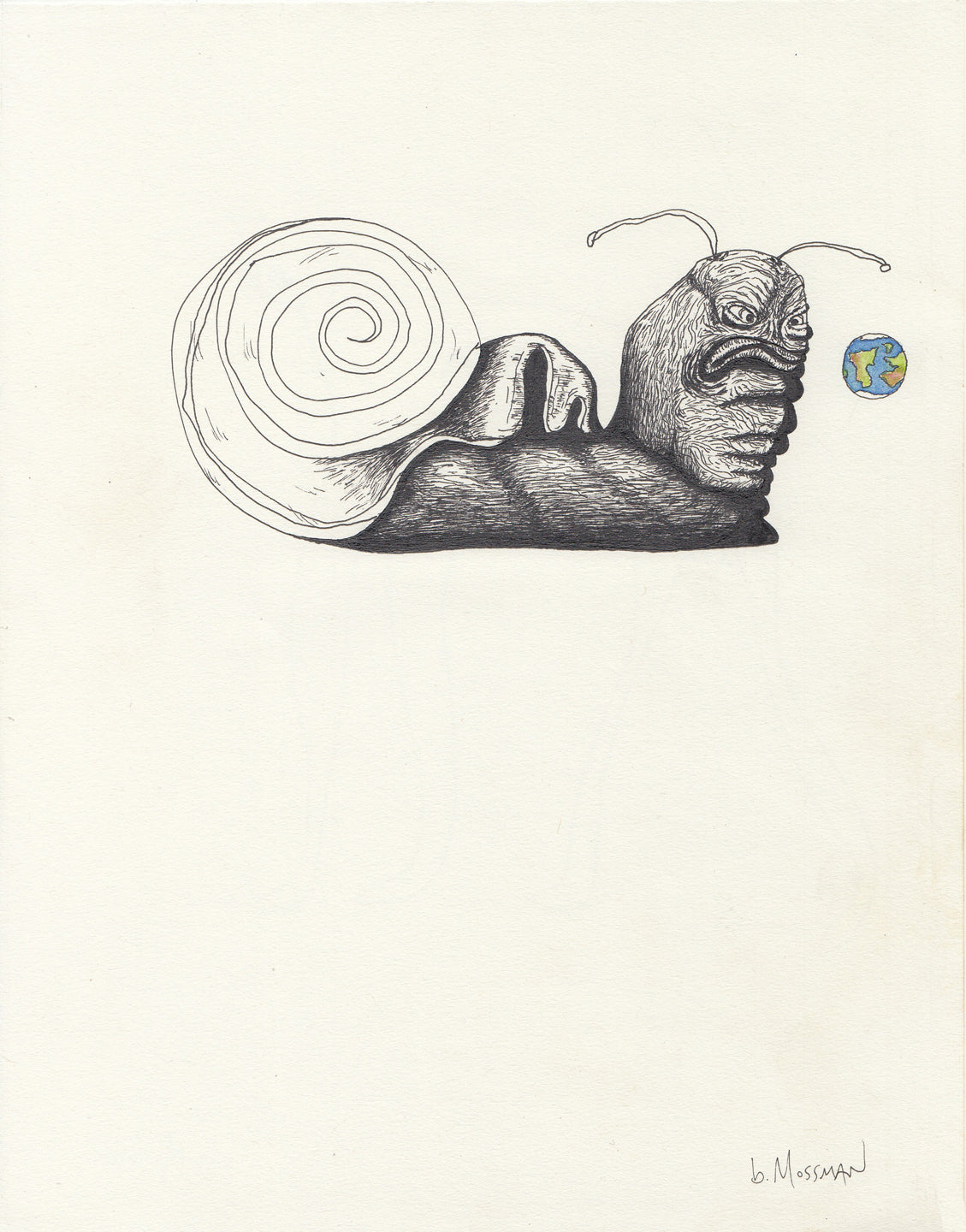 Grumpy Snail - Brad Mossman