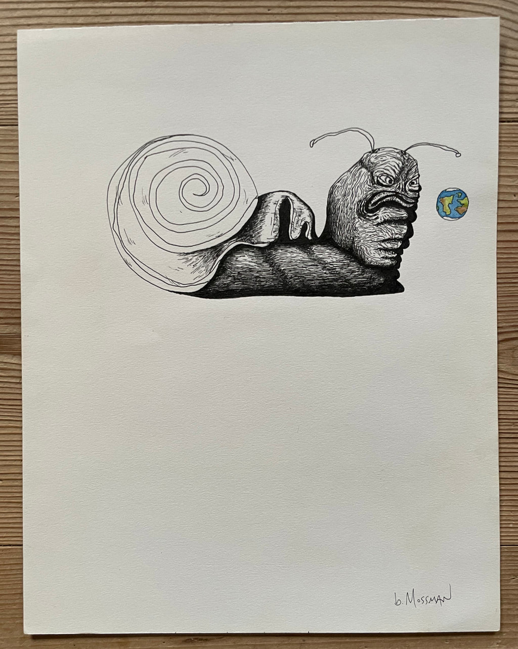 Grumpy Snail - Brad Mossman