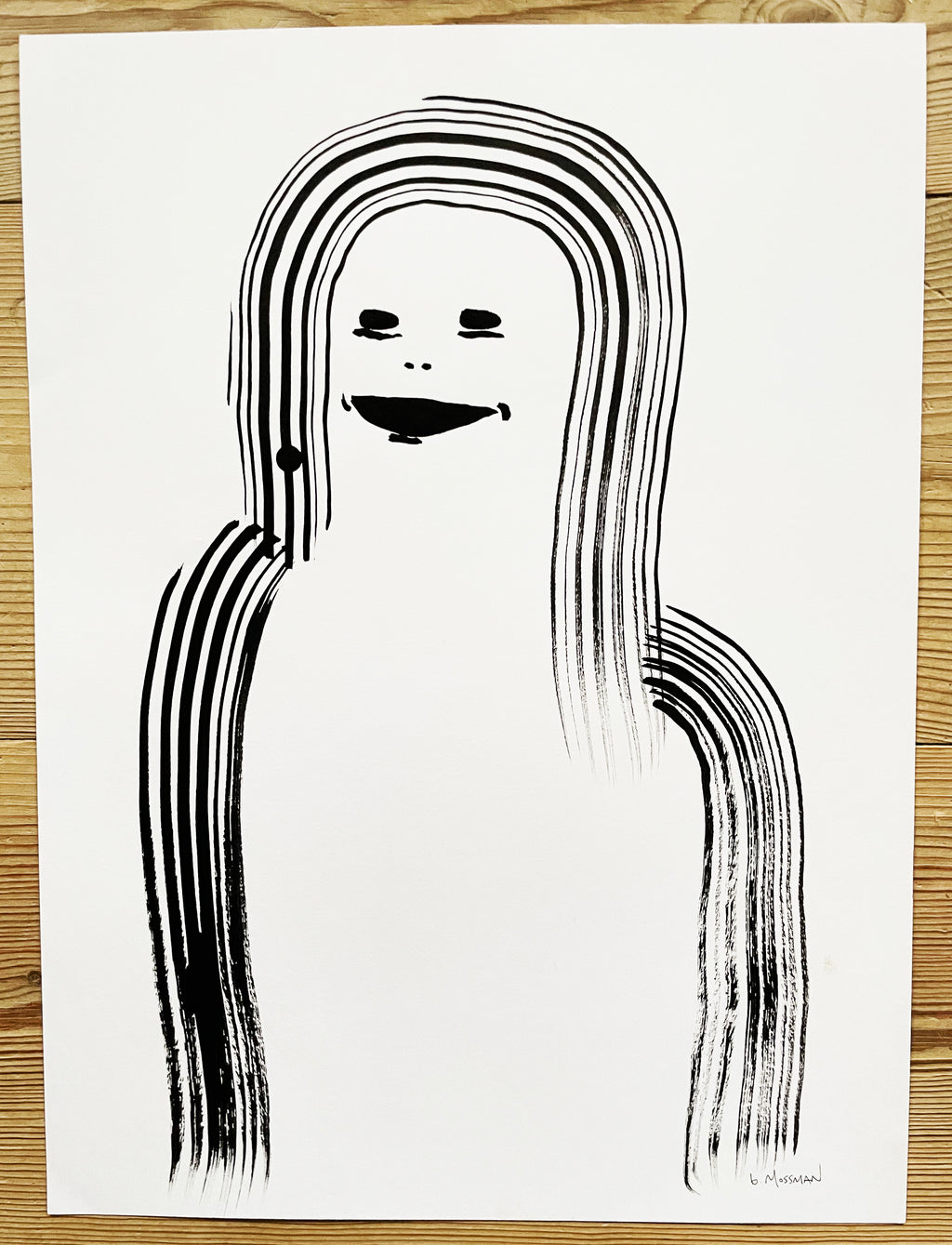 Happy To Have Been Painted - Brad Mossman