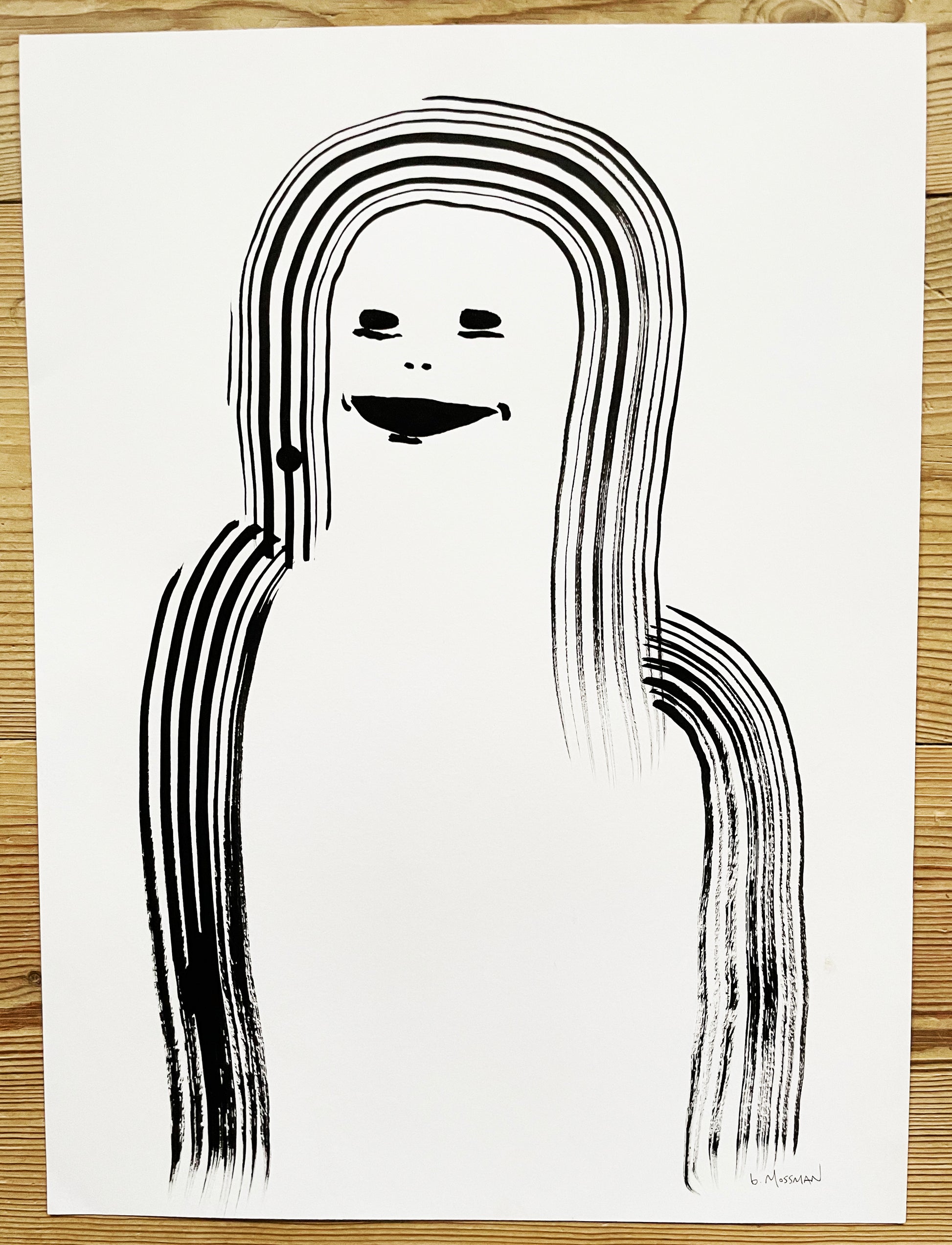 Happy To Have Been Painted - Brad Mossman