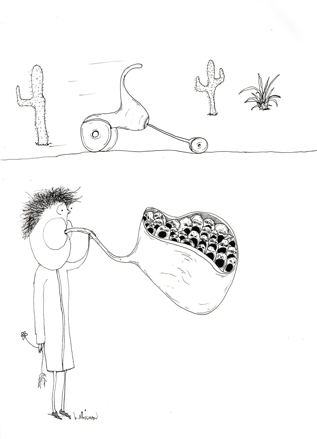 People Pipe T-Shirt - Brad Mossman