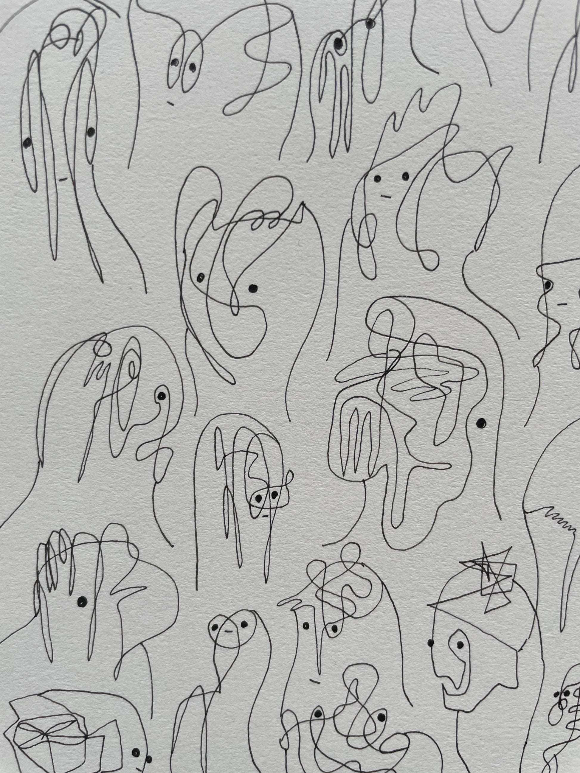 Line & Dot Beings - Brad Mossman