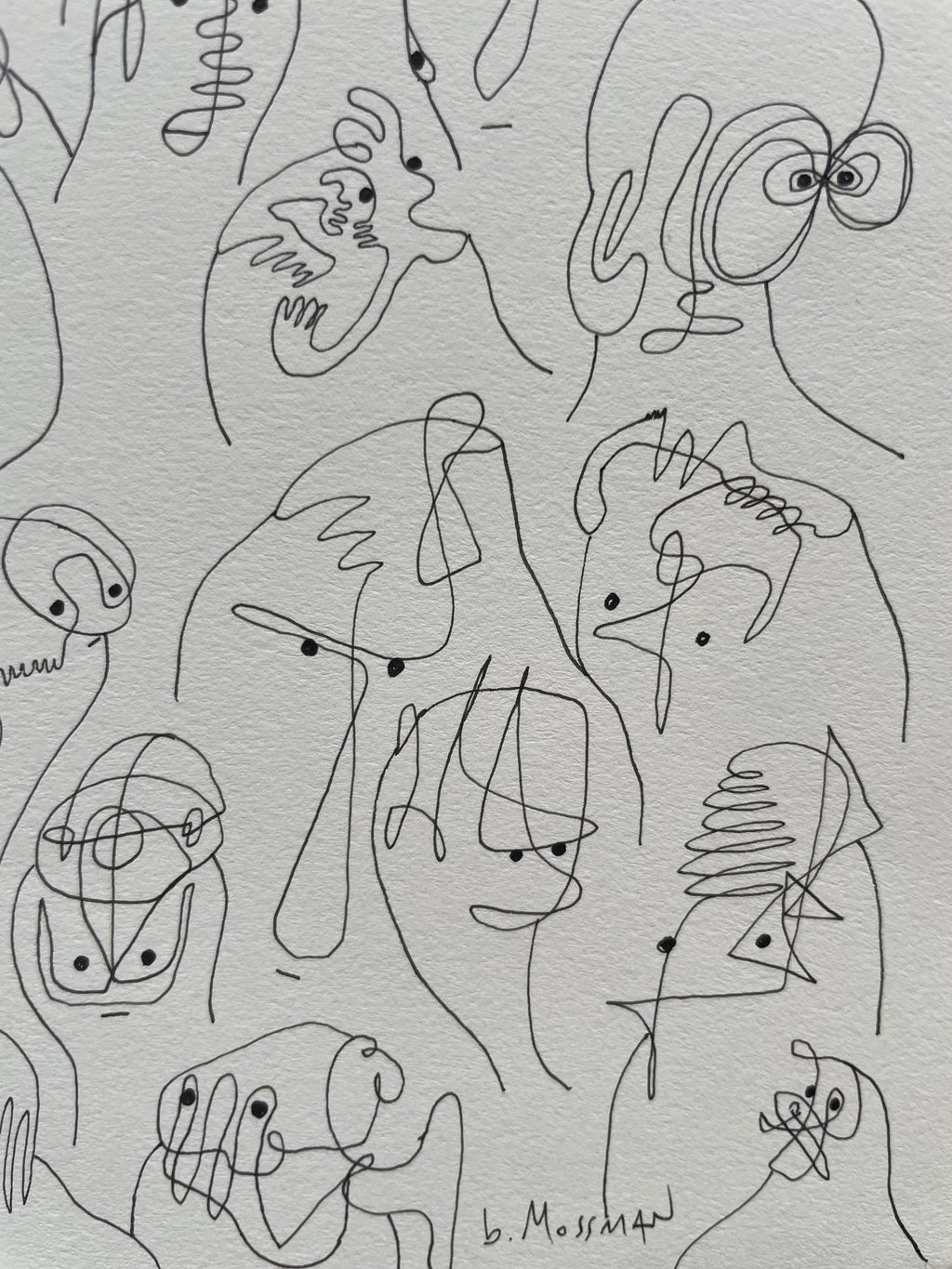 Line & Dot Beings - Brad Mossman