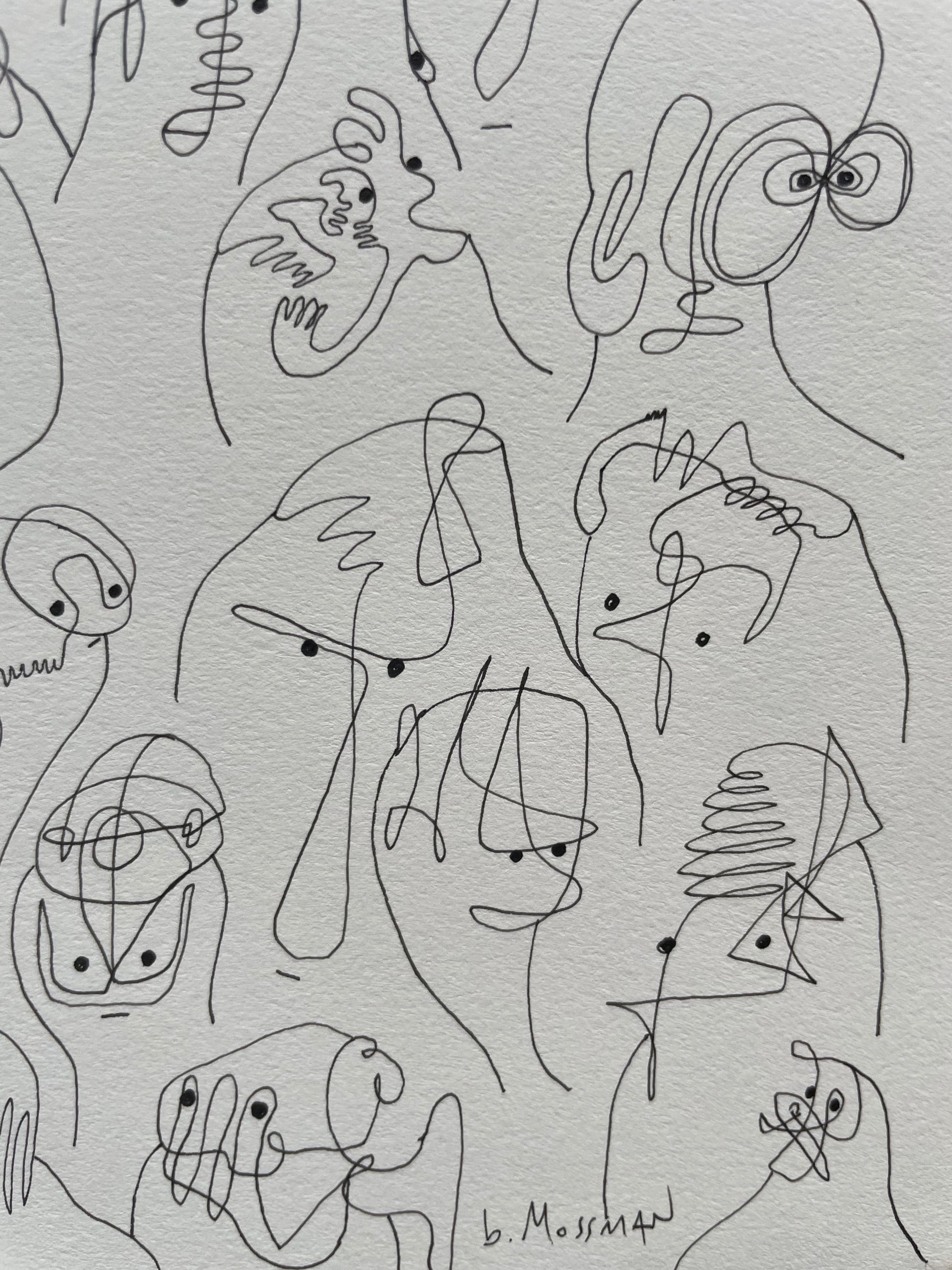 Line & Dot Beings - Brad Mossman