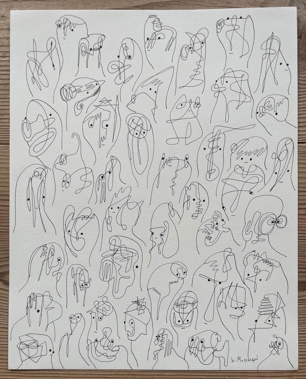 Line & Dot Beings - Brad Mossman