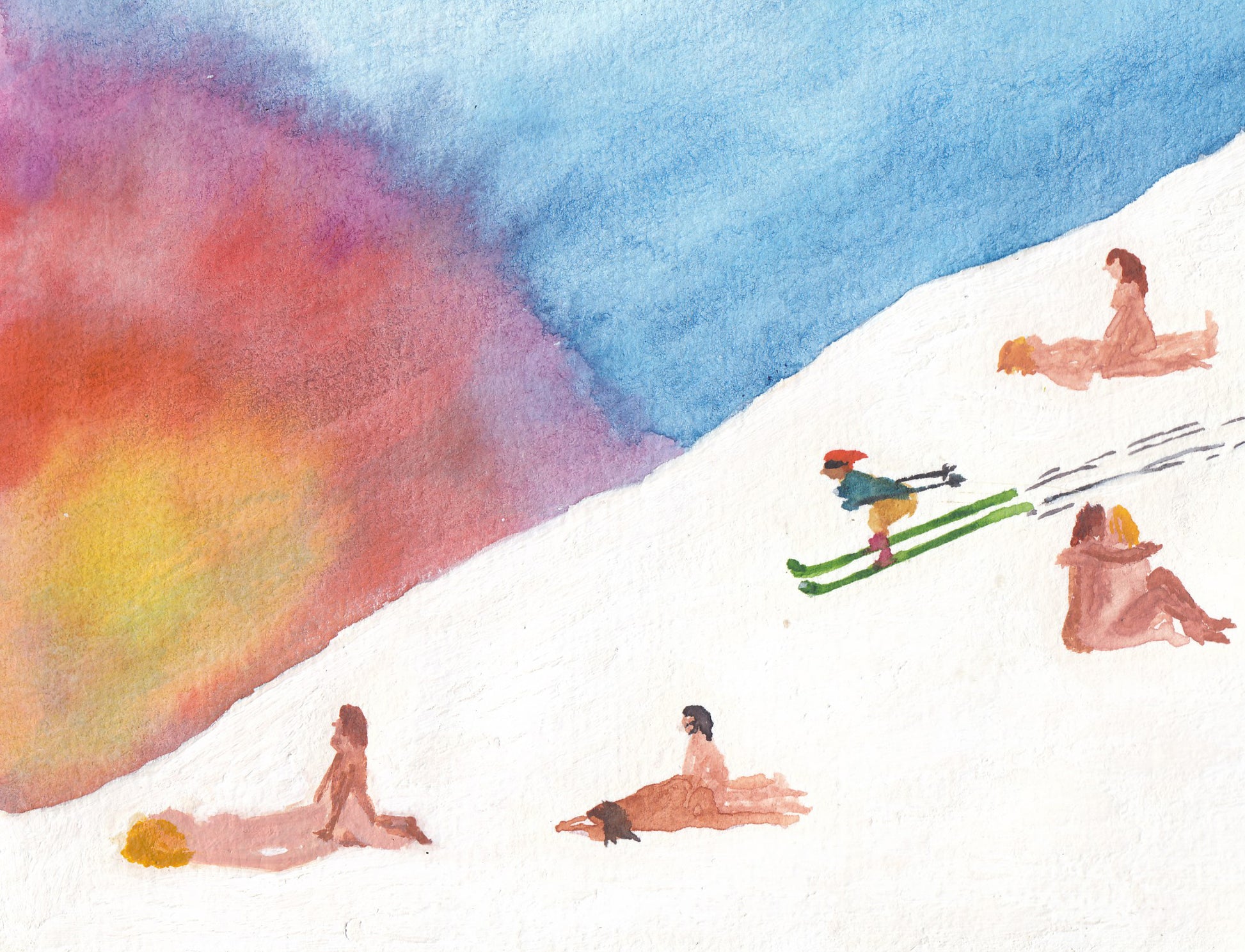 Ski Love Hill - Brad Mossman