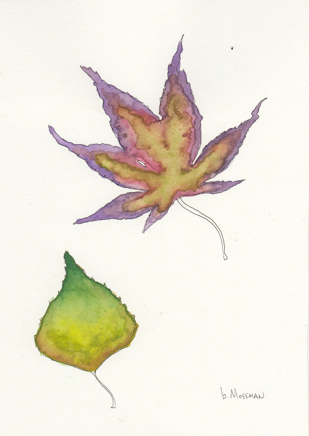 Two Leaves 3 - Brad Mossman