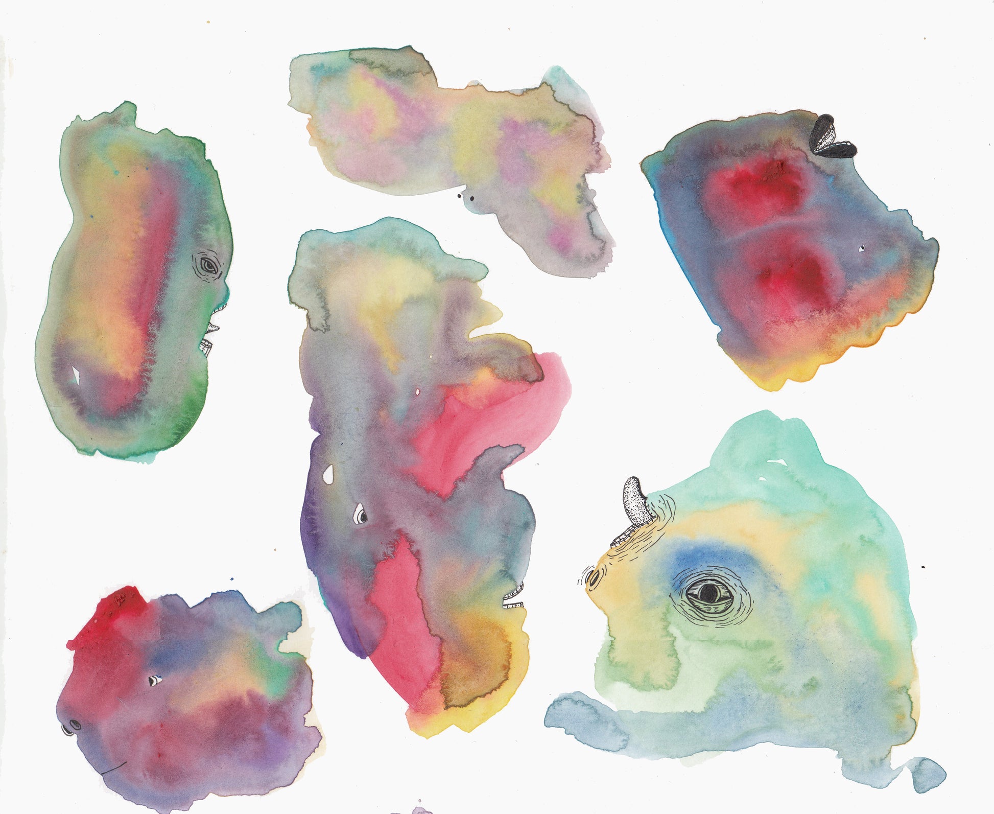 Watercolor Friends 1 - Brad Mossman