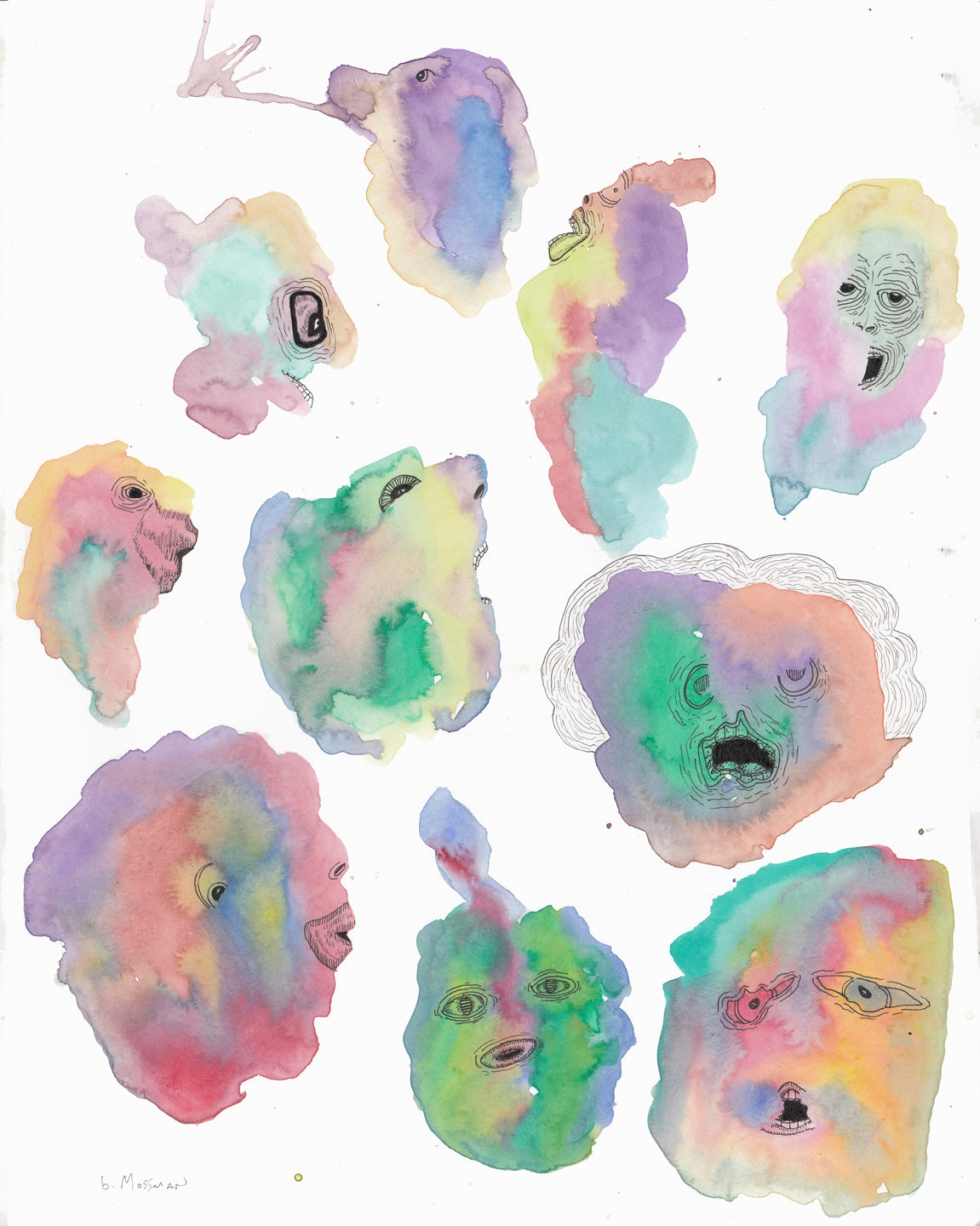 Watercolor Friends 2 - Brad Mossman