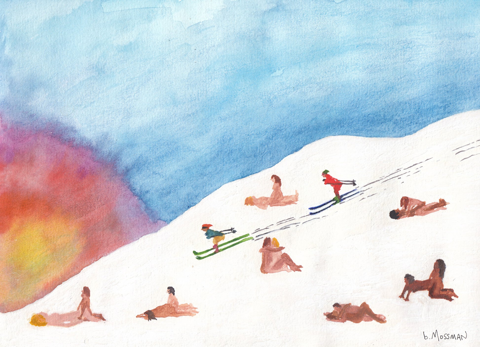 Ski Love Hill - Brad Mossman